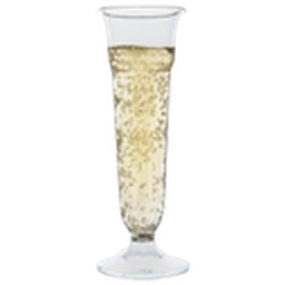Flute 125ml premium plastic cup