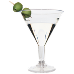 Martini 220ml premium plastic cup